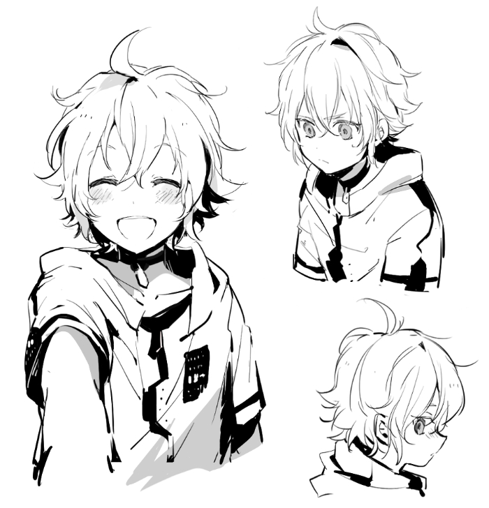hyakuya mikaela (owari no seraph) drawn by goku_(ensn)