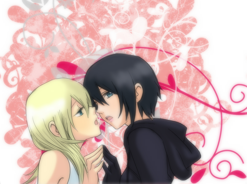 xion and namine (vocaloid and 3 more) drawn by spirasen