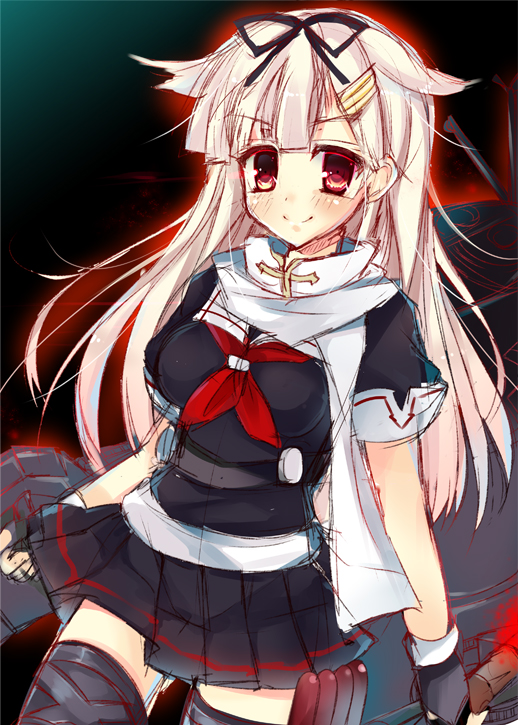 yuudachi and yuudachi kai ni (kantai collection) drawn by bitter_crown