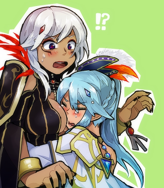 lana and cia (the legend of zelda and 1 more) drawn by chiimako