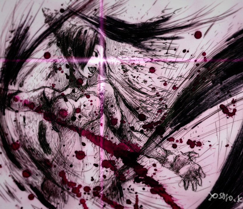 han juri (street fighter and 1 more) drawn by yoshio_k