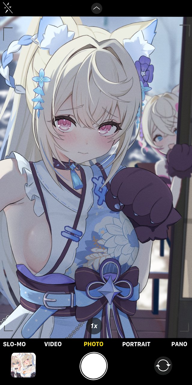 fuwawa abyssgard and mococo abyssgard (hololive and 1 more) drawn by melvis