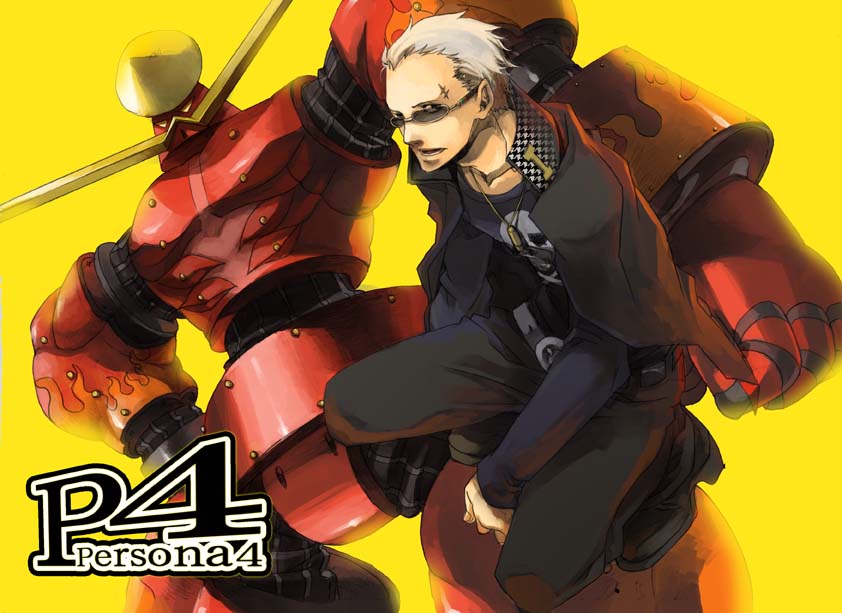 tatsumi kanji and rokuten maou (persona and 1 more) drawn by fact