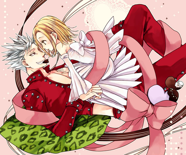 ban and elaine (nanatsu no taizai) drawn by kuufuku