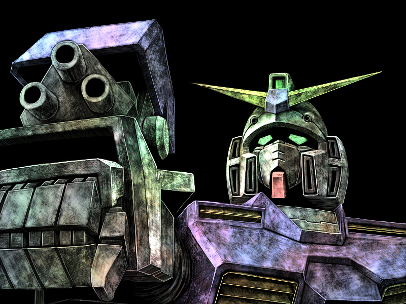 gundam alex (gundam and 1 more) drawn by tro_(trombe)