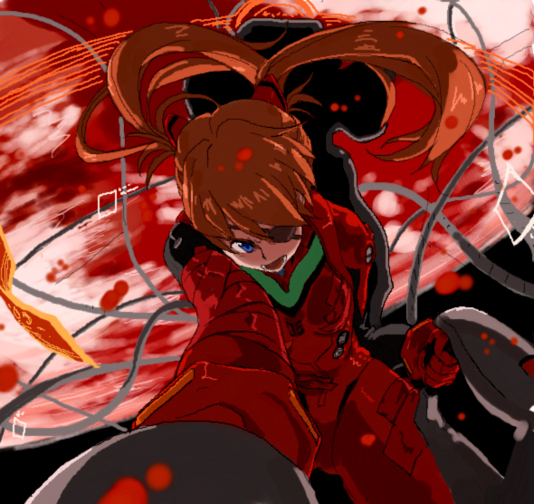 souryuu asuka langley (neon genesis evangelion and 2 more) drawn by ekun