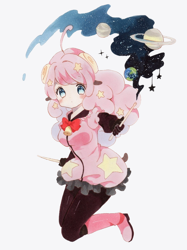 moa (show by rock!!) drawn by yuma_(mron_322)