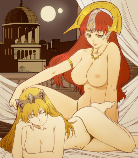 elina, captain of the royal guard elina, claudette, and claudette lord of thundercloud (queen's blade)