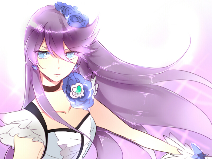 tsukikage yuri and cure moonlight (precure and 1 more) drawn by realmang