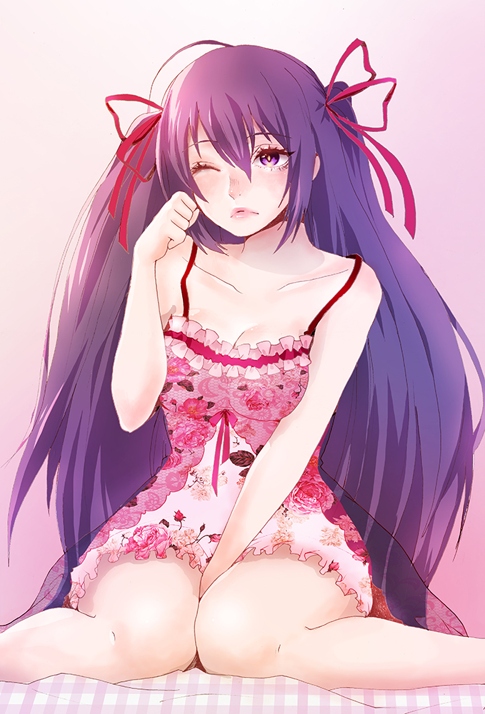 yatogami tohka (date a live) drawn by shari_cote