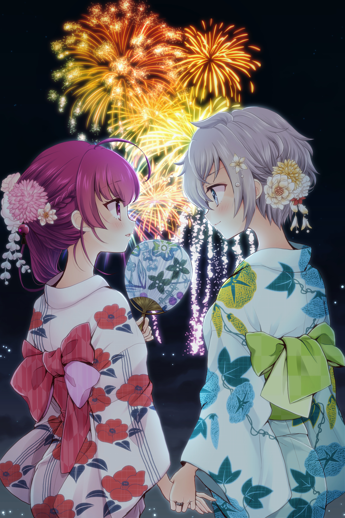Tokiwa Nanaka And Shinobu Akira Mahou Shoujo Madoka Magica And 1 More Drawn By Chiwa Chiwawanwan16 Danbooru