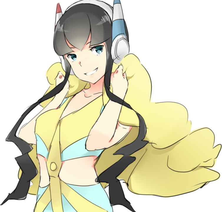 elesa (pokemon and 1 more) drawn by saviala