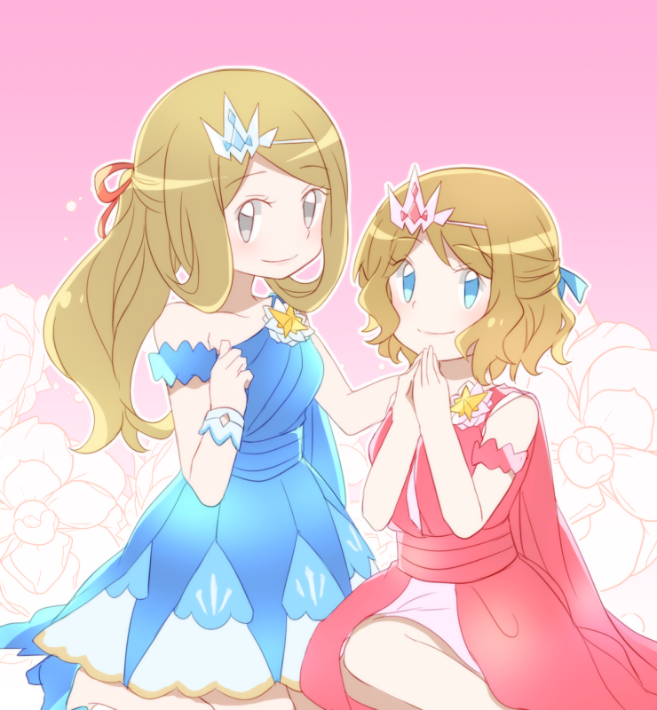 serena (pokemon and 2 more) drawn by miu_(chuyu825)