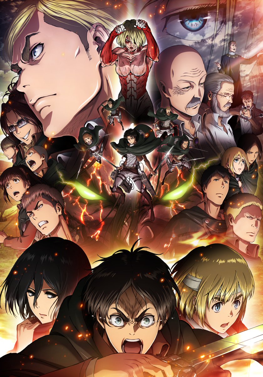mikasa ackerman, eren yeager, levi, krista lenz, ymir, and 20 more (shingeki no kyojin)