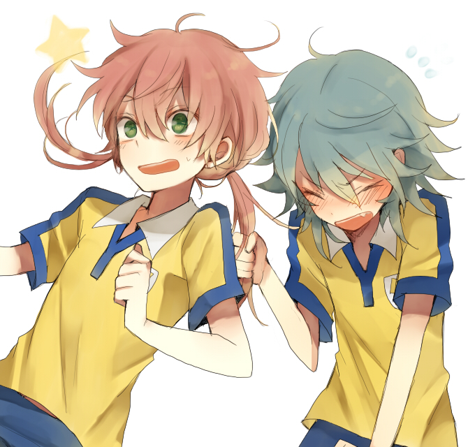 kirino ranmaru and kariya masaki (inazuma eleven and 1 more) drawn by kurodeko