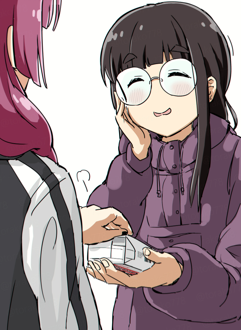 hiroi kikuri and toba minami (bocchi the rock! and 1 more) drawn by torako_(toramaru)
