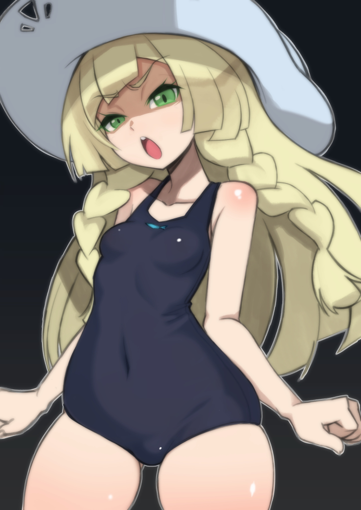 lillie (pokemon and 1 more) drawn by nada_haruka