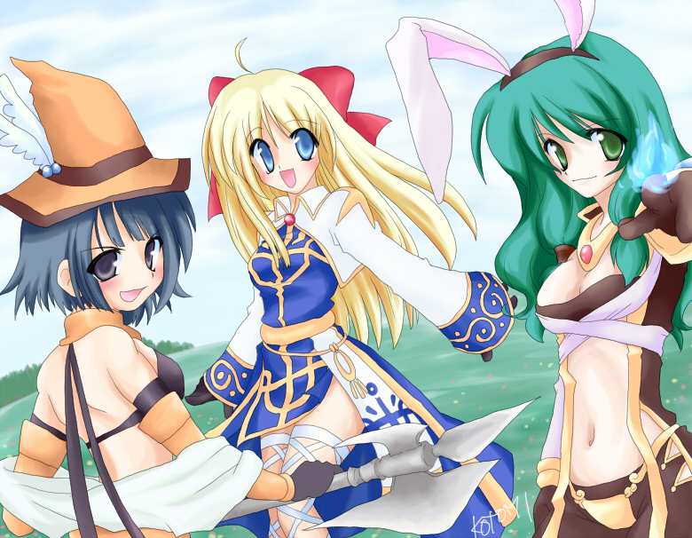arch bishop, warlock, and mechanic (ragnarok online) drawn by kotomi_(happy_colors)