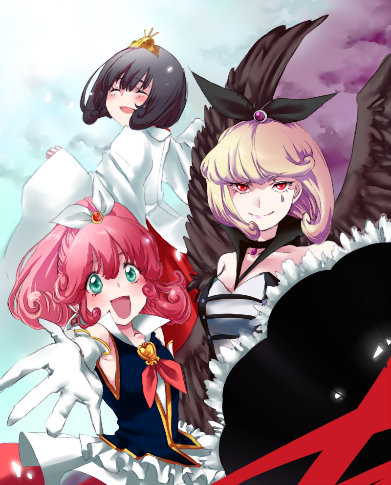 queen mirage and cure mirage (precure and 1 more) drawn by mirrrrr