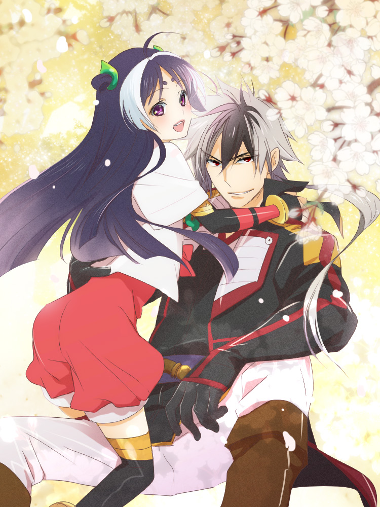 himiko and oda nobunaga (nobunaga the fool) drawn by f-tani