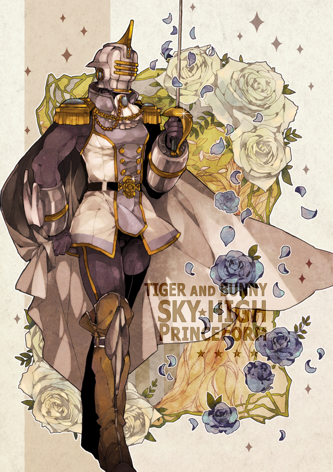 keith goodman and sky high (tiger & bunny) drawn by sachiko_(omame)