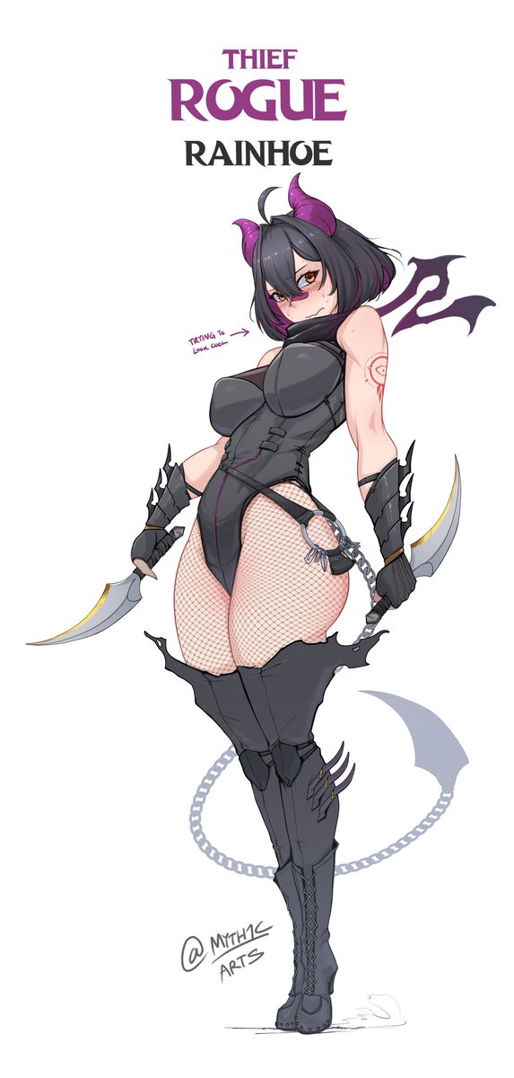 rainhoe (dungeons & dragons) drawn by myth1carts