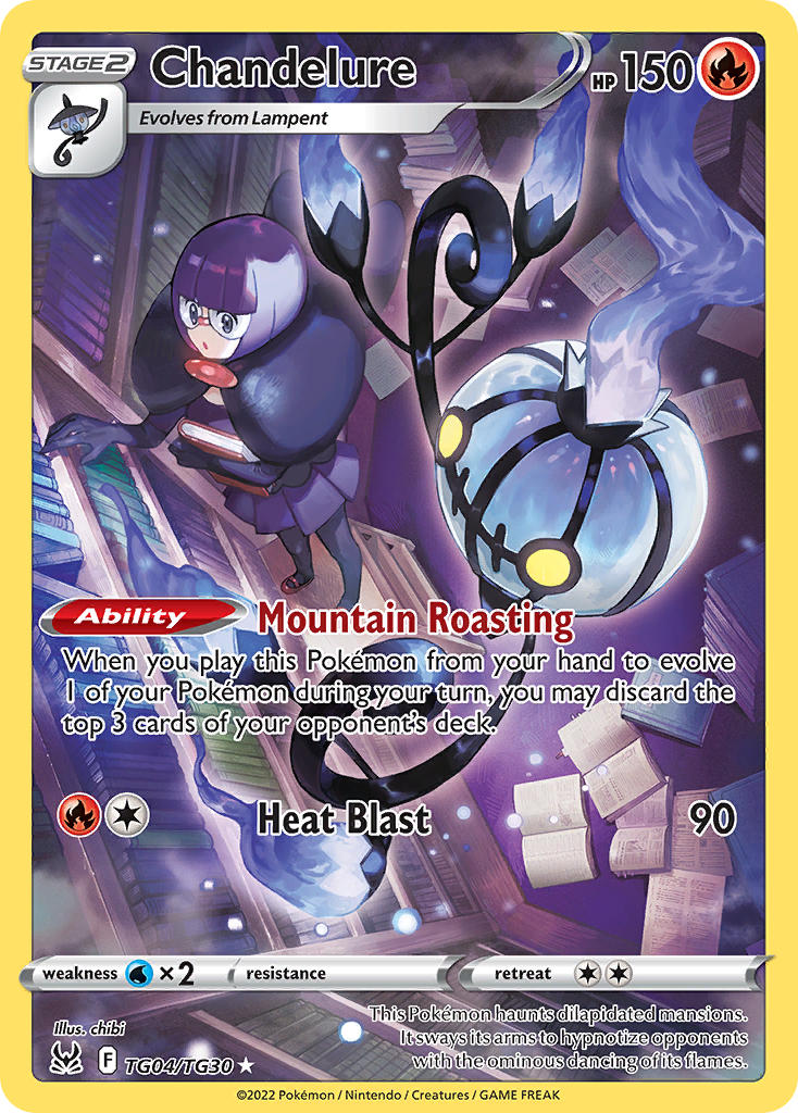 chandelure, shauntal, and lampent (pokemon and 2 more) drawn by chibi_(shimon)