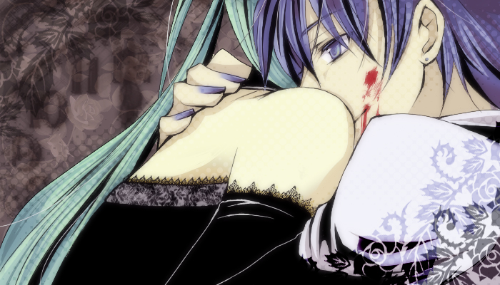 hatsune miku and kaito (vocaloid and 1 more) drawn by ark1118