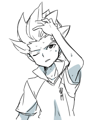 gouenji shuuya (inazuma eleven) drawn by petagon