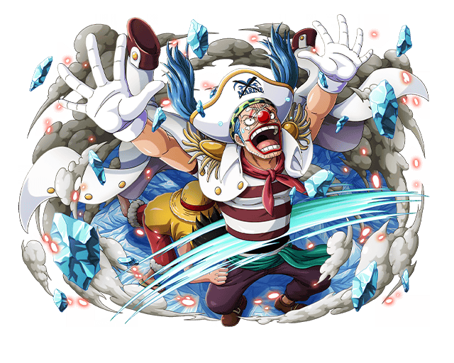 monkey d. luffy and buggy the clown (one piece and 1 more)
