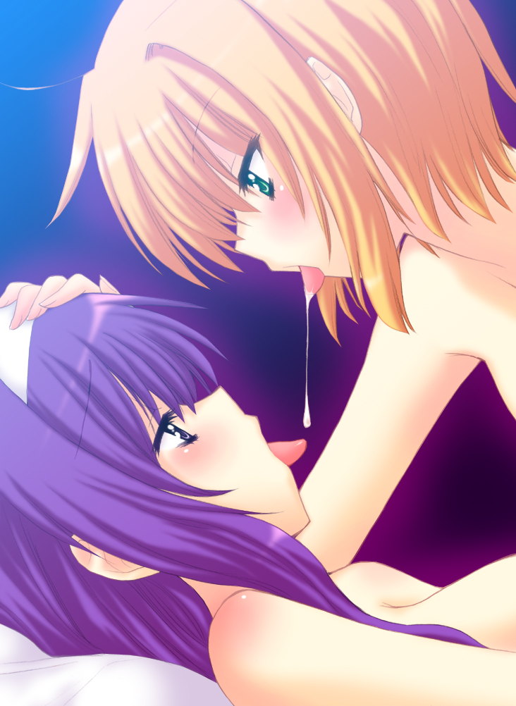arisa bunnings and tsukimura suzuka (lyrical nanoha and 1 more) drawn by saki_chisuzu