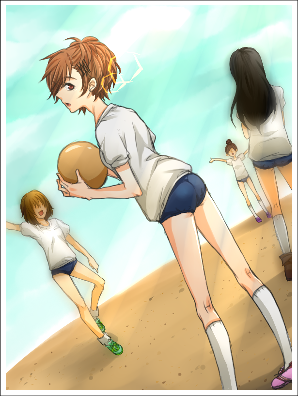 shiomi kotone and iwasaki rio (persona and 2 more) drawn by zareuta