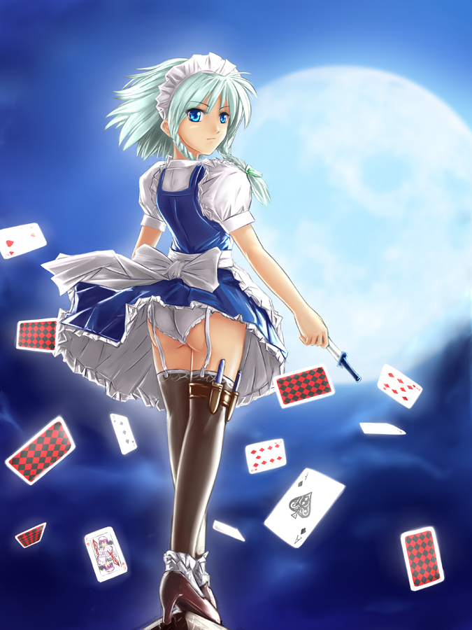 remilia scarlet and izayoi sakuya (touhou) drawn by tomw