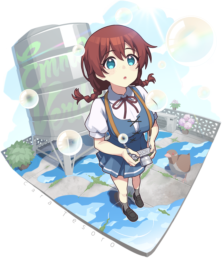 emma verde (love live! and 2 more) drawn by waste-man