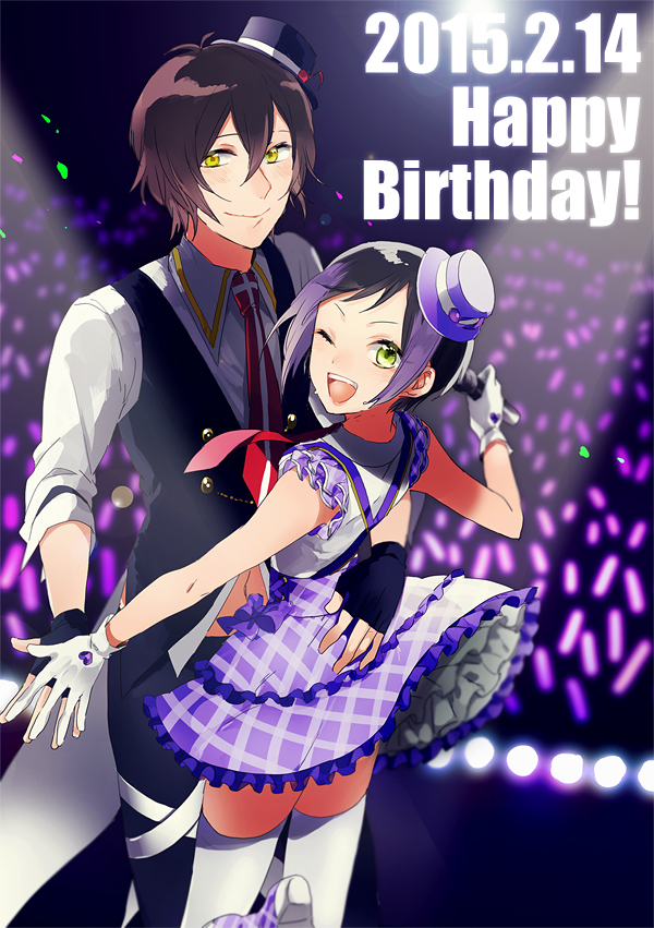 suzuno ito and mihama kouji (pretty series and 2 more) drawn by ioko