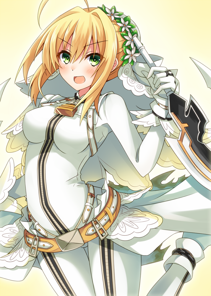 nero claudius (fate and 2 more) drawn by komori_kuzuyu