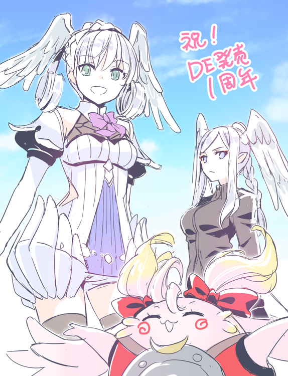 melia antiqua, tyrea, and nene (xenoblade chronicles and 2 more) drawn by mizuki_riko
