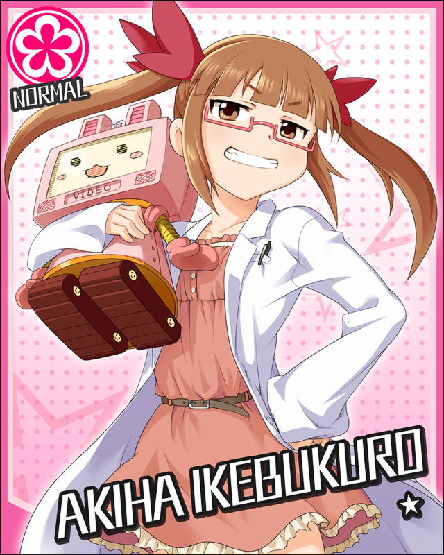 ikebukuro akiha and usa-chan robot (idolmaster and 1 more)