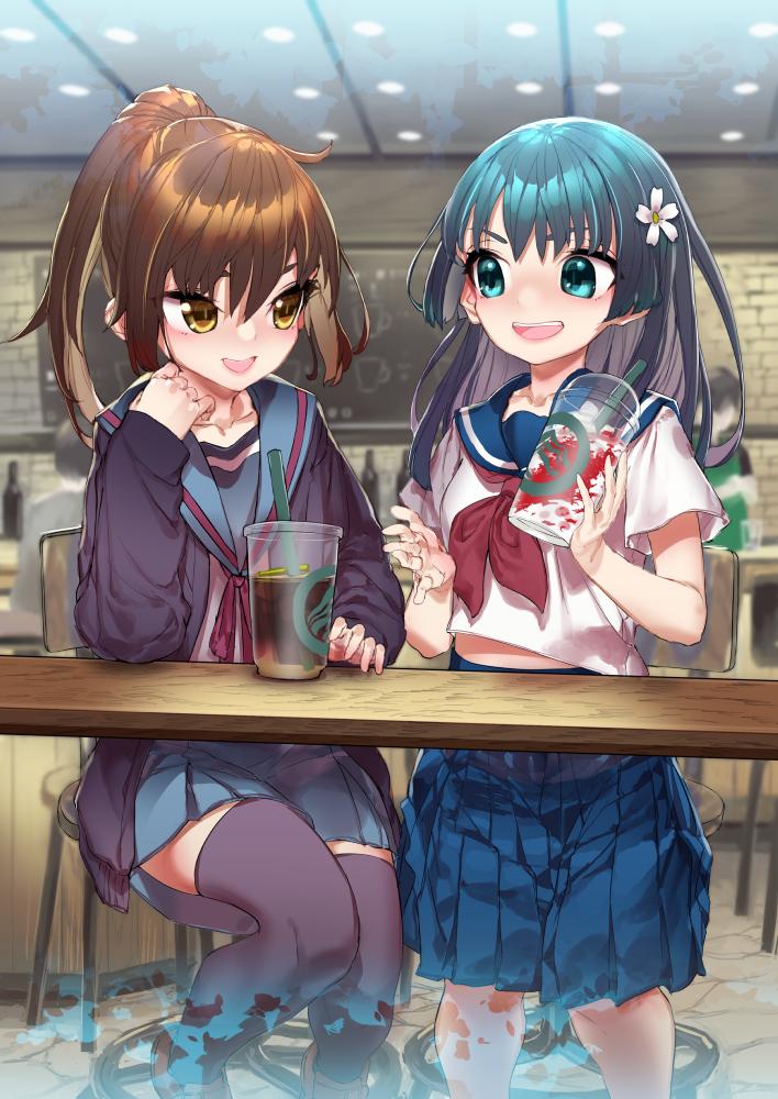 saten ruiko and kyonko (toaru majutsu no index and 2 more) drawn by thupoppo
