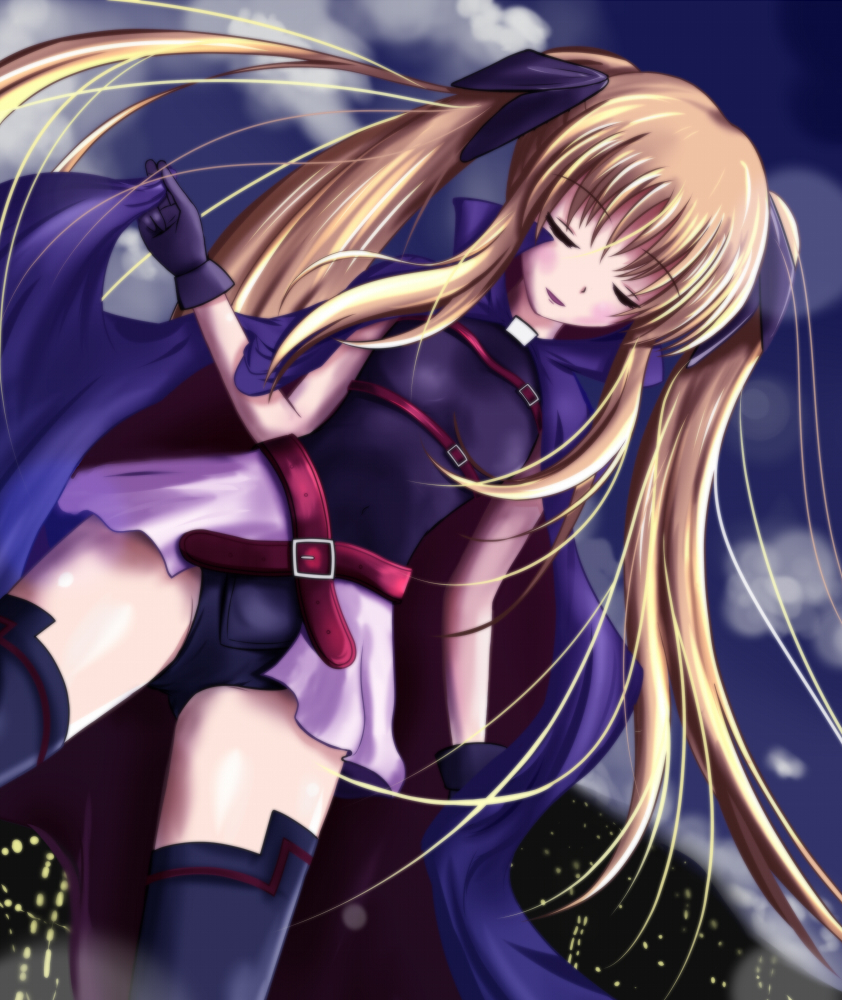 fate testarossa (lyrical nanoha and 1 more) drawn by bad_company