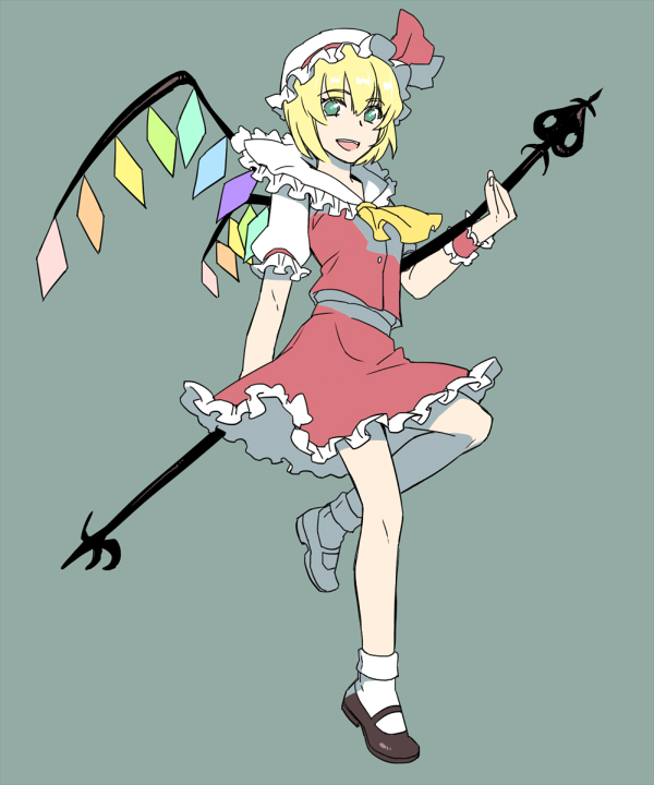 flandre scarlet and rushe (touhou and 1 more) drawn by moros1