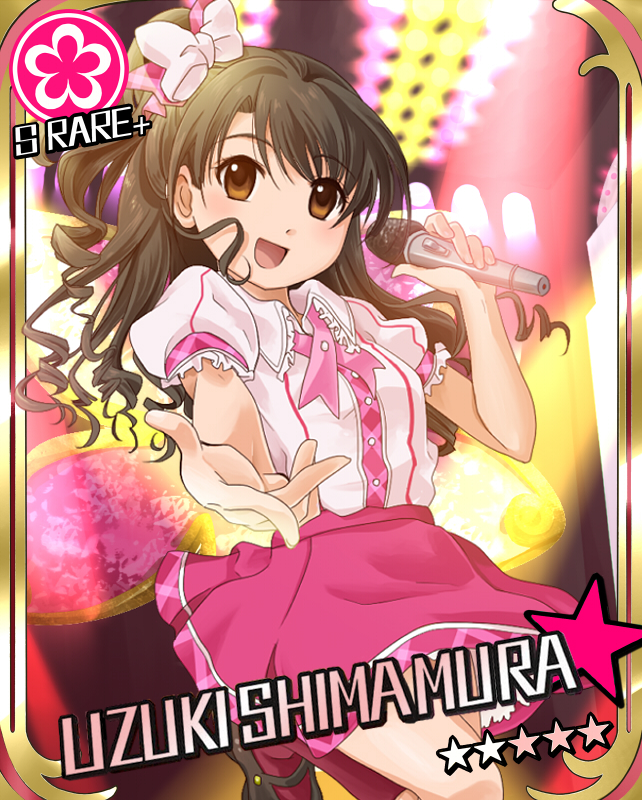 shimamura uzuki (idolmaster and 1 more) drawn by makako_(yume_bouei_shoujo_tai)