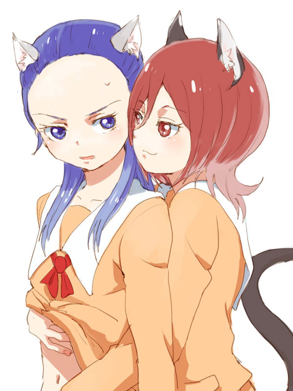 kiryuu michiru and kiryuu kaoru (precure and 1 more) drawn by azuma_yukihiko
