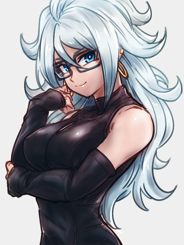 android 21 (dragon ball and 1 more) drawn by kemachiku