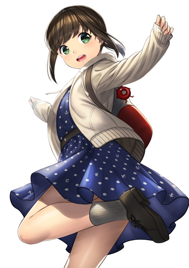 fubuki and enemy lifebuoy (kantai collection) drawn by unowen