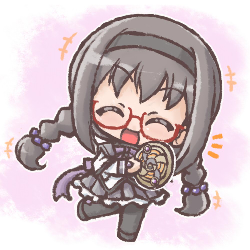 akemi homura (mahou shoujo madoka magica) drawn by onmitsu_doushin_a