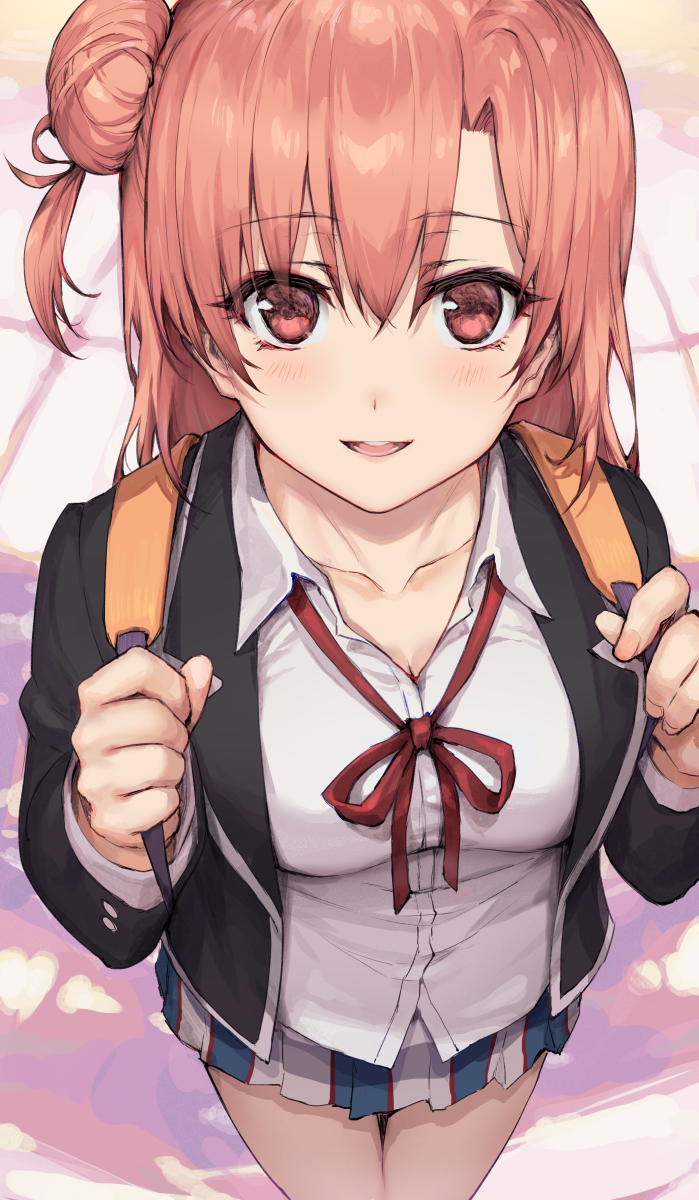 yuigahama yui (yahari ore no seishun lovecome wa machigatteiru.) drawn by haoni
