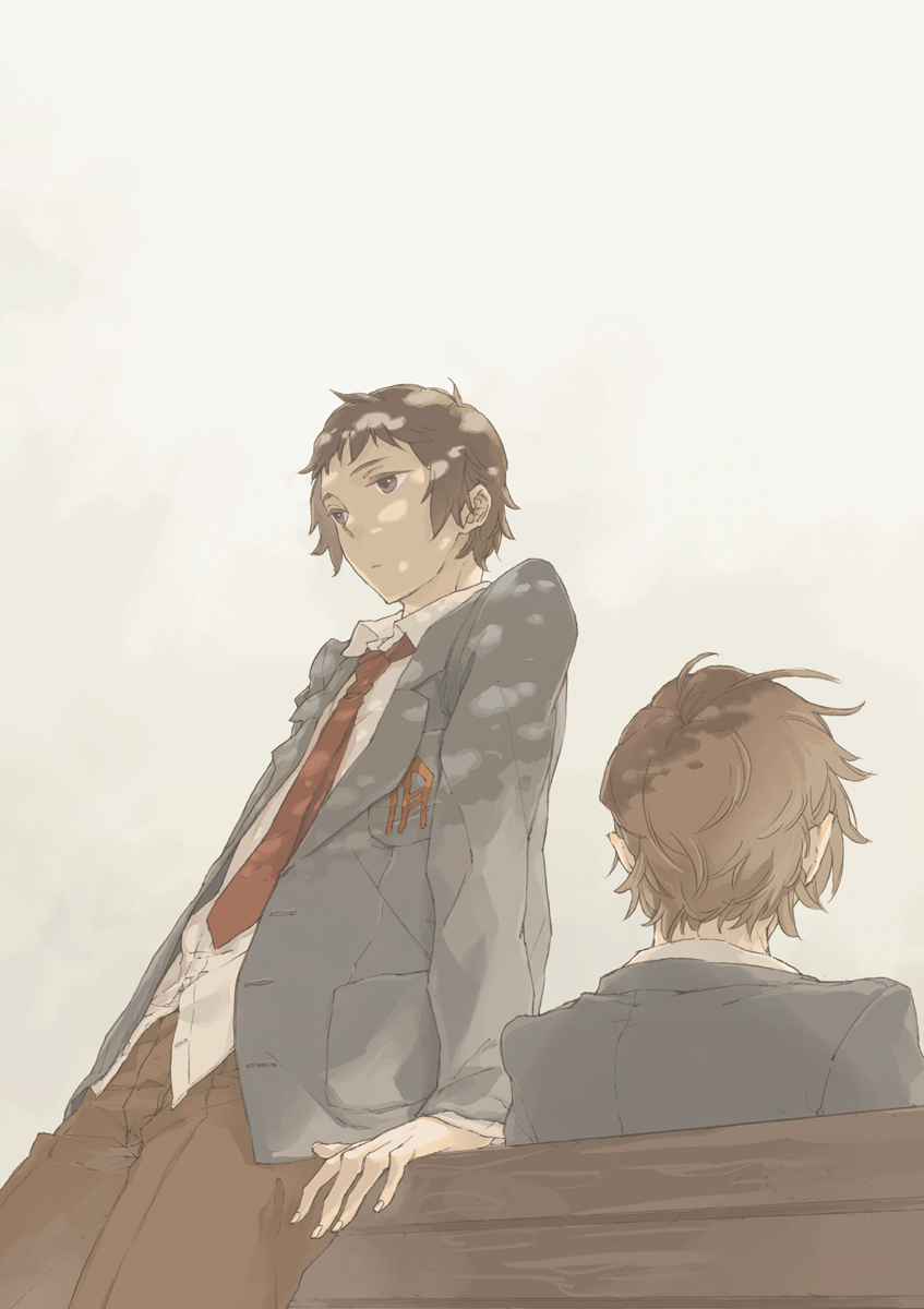 kyon and koizumi itsuki (suzumiya haruhi no yuuutsu) drawn by yu-tan