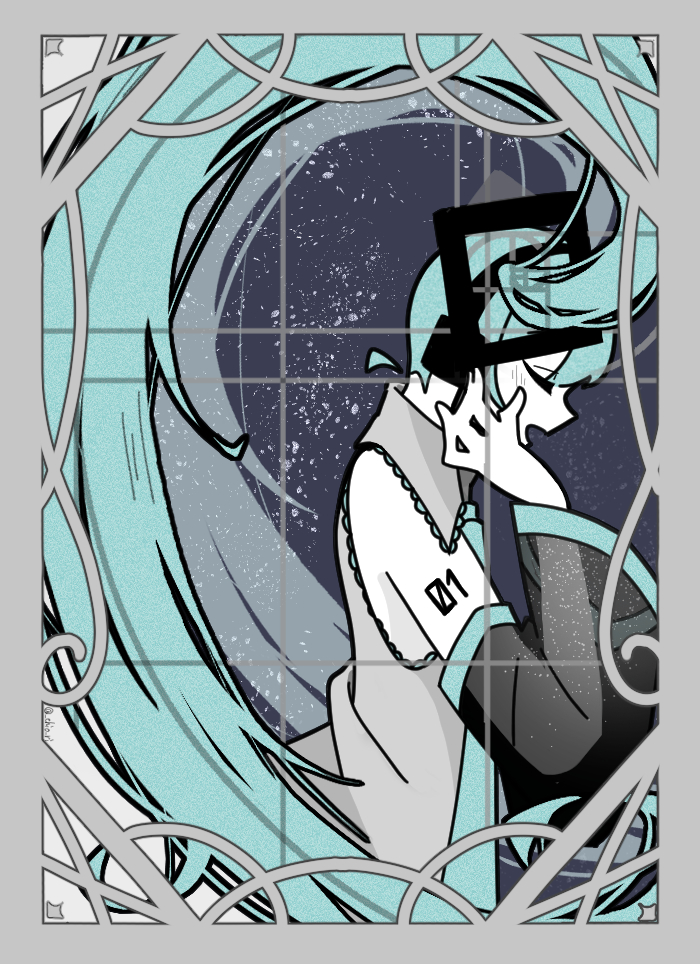 hatsune miku (vocaloid) drawn by chiori_(_chio_ri)