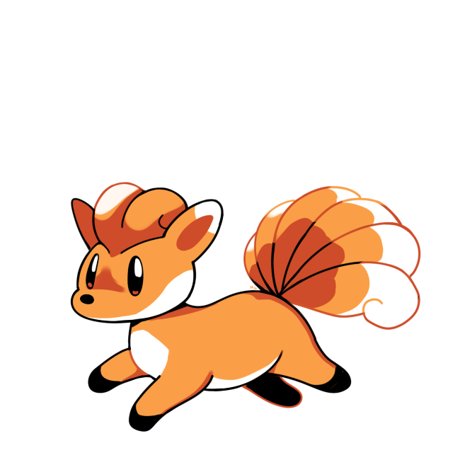 vulpix (pokemon and 1 more) drawn by rumwik